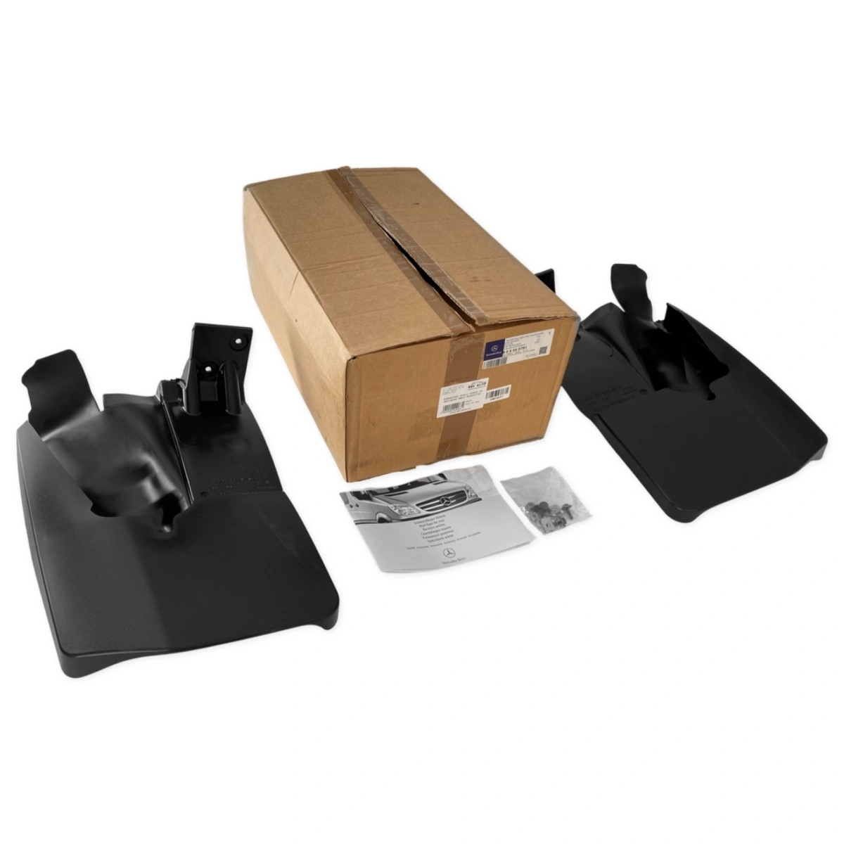 Skvettlapper bak Mercedes-Benz Sprinter III (W907 / W910) 2018 -> │ A2 - A4 Genuine® Mud Flaps - sett 2 stk. Image 4