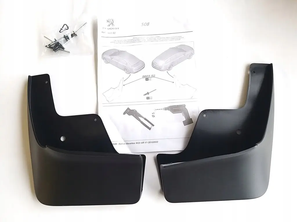 Skvettlapper bak OEM Peugeot 508 I 2010 - 2018