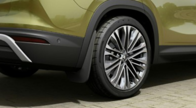 Skvettlapper bak Škoda Kodiaq II 2024 -> | Genuine® Black - sett 2 stk. – bilde 2