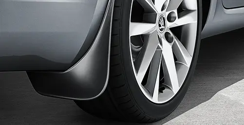 Skvettlapper bak Škoda Octavia III 2012 - 2017 | Black - sett 2 stk.
