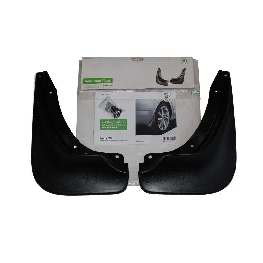 Skvettlapper bak Škoda Octavia III 2012 - 2017 | Black - sett 2 stk. – bilde 2