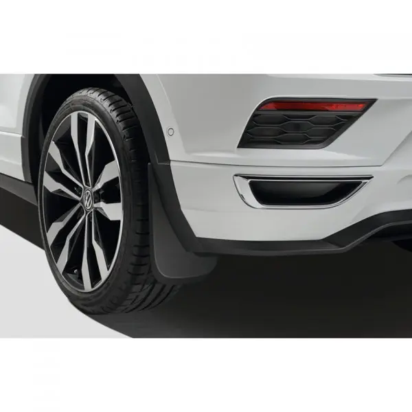 Skvettlapper bak VW T-Roc I 2017 - 2025 / VW T-Roc Cabriolet 2019 -> | Black - sett 2 stk.