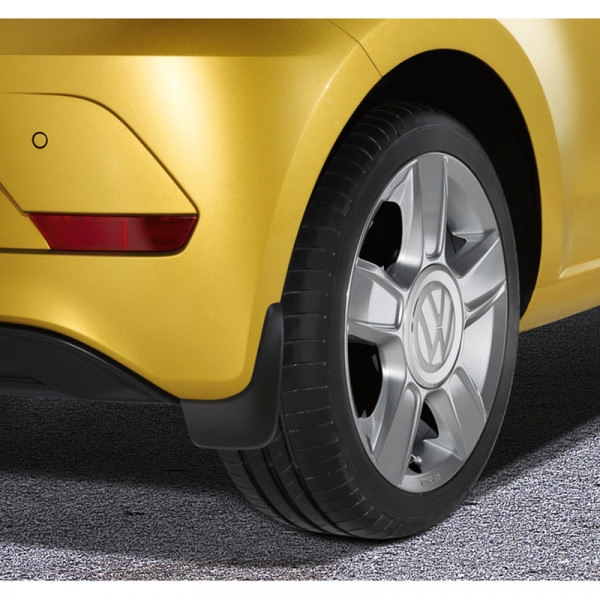Skvettlapper bak VW up! 2017-2020 / VW up! 2020-> / VW e-up! 2013 - 2023 | Black - sett 2 stk.
