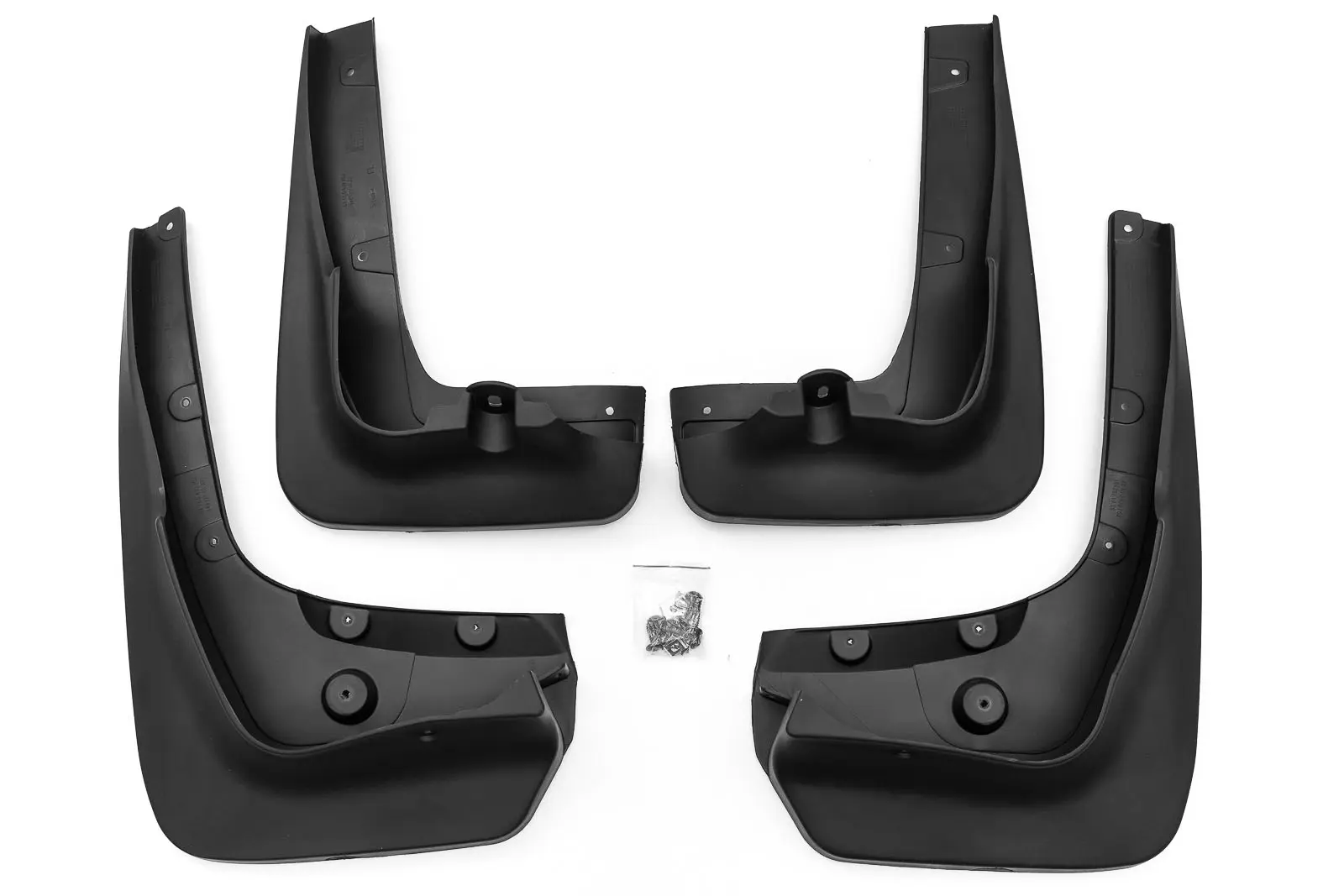 Skvettlapper BMW X6 (F16) 2014 - 2019 │ Black Mud Guards - sett 4 stk. Image 3
