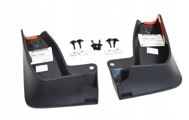 Skvettlapper foran Opel Insignia B 2017 - 2022 | Genuine® Black - sett 2 stk. – bilde 2