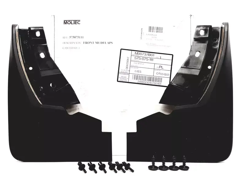 Skvettlapper foran Seat Ateca 2016 -> | Black - sett 2 stk. – bilde 3