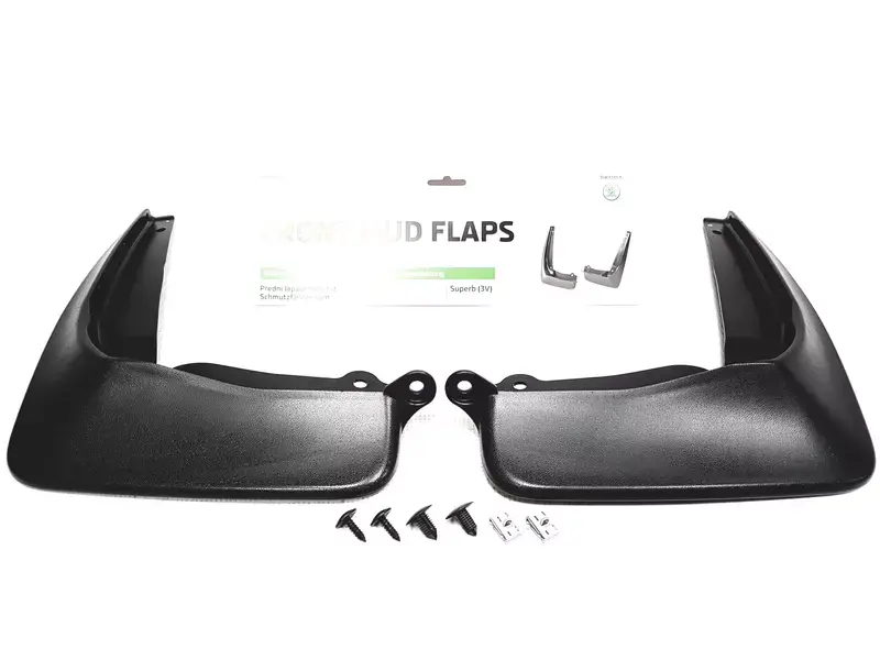 Skvettlapper foran Škoda Superb III 2015 − 2024 │ Genuine® Mud Flaps Front – bilde 4