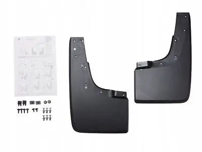Skvettlapper foran VW Amarok I 2009 - 2020 | Black - sett 2 stk. – bilde 3