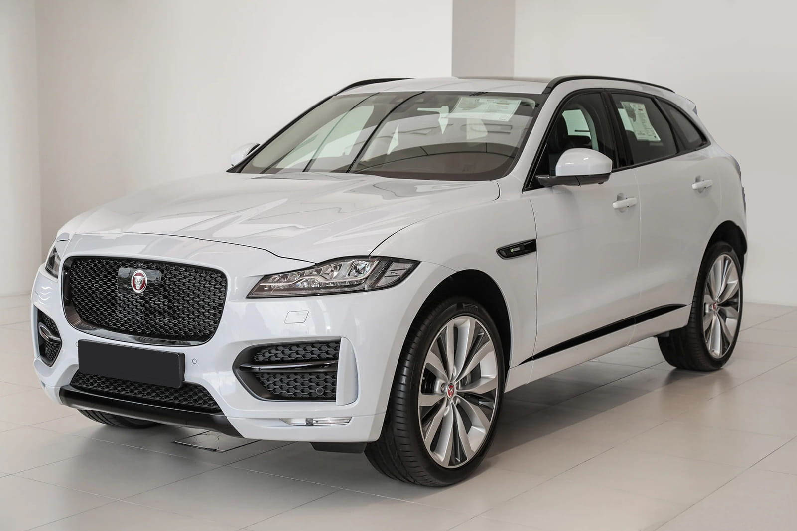 Skvettlapper Jaguar F-Pace 2016 -> | foran + bak - Black - sett 4 stk.
