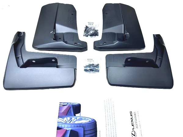 Skvettlapper Lexus RZ 2023 -> | Black - sett 4 stk. – bilde 2
