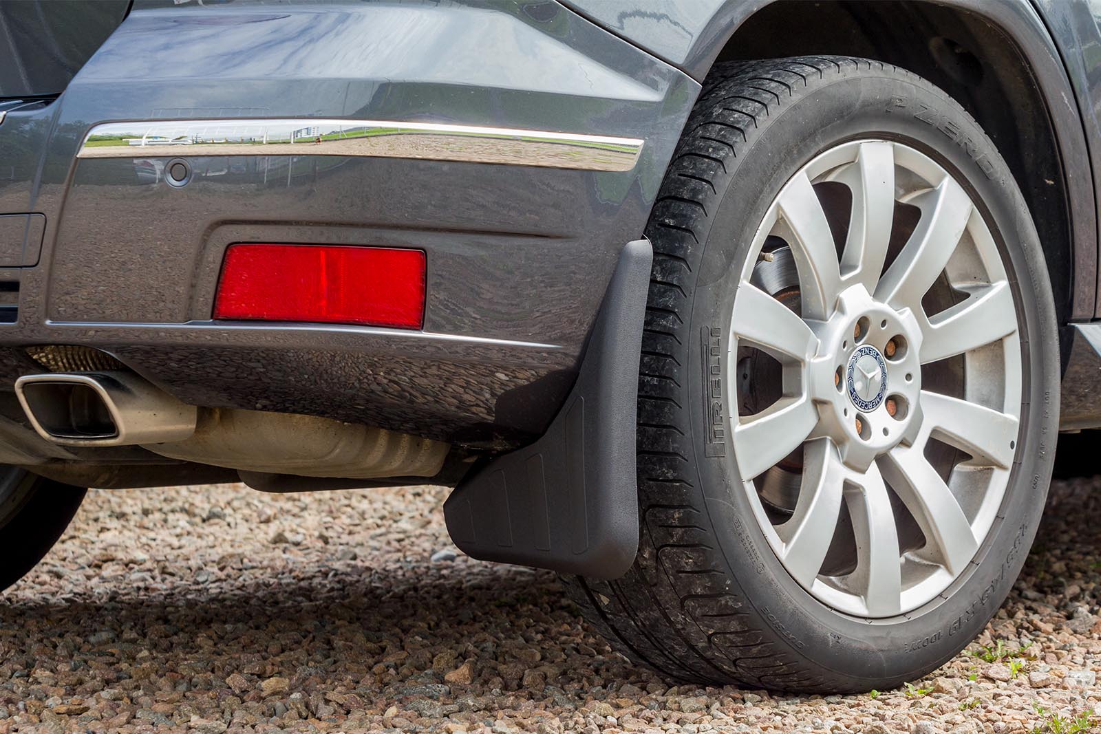 Skvettlapper Mercedes-Benz GLK (X204) 2008 - 2015 for biler med stigtrinn