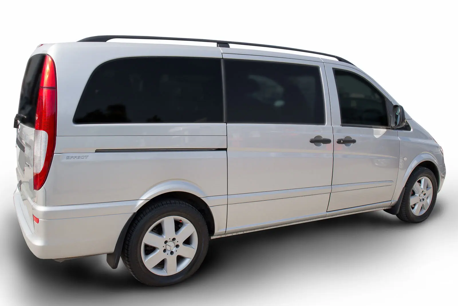 Skvettlapper Mercedes-Benz Vito (W639) / Viano (W639) Facelift 2010 - 2014 │ Black sett 4 stk. – bilde 2
