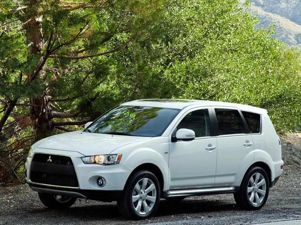 Skvettlapper Mitsubishi Outlander II Facelift 2010 - 2012 │ Black – bilde 5