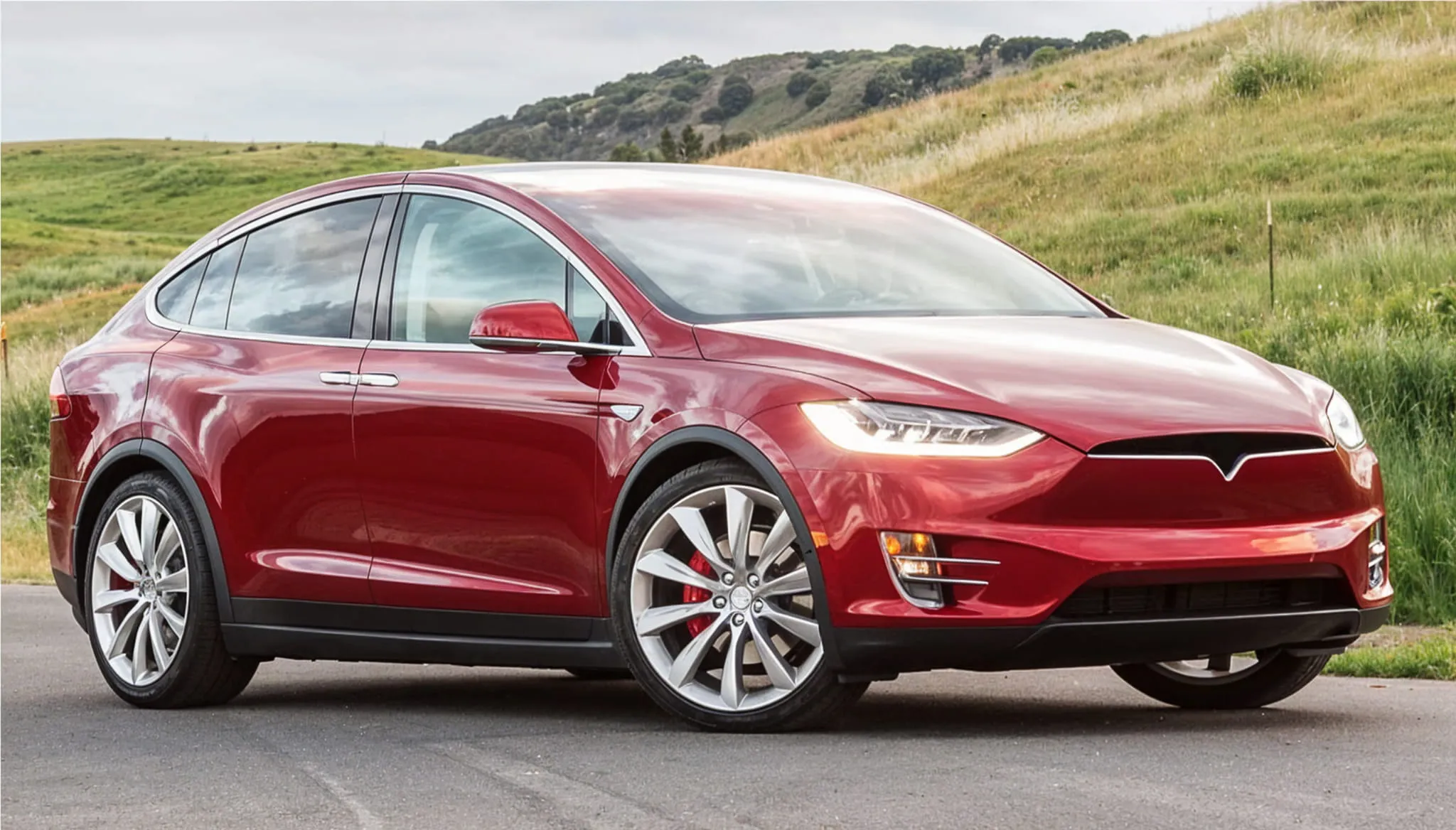 Skvettlapper Tesla Model X 2015 -> │ foran + bak - sett 4 stk.