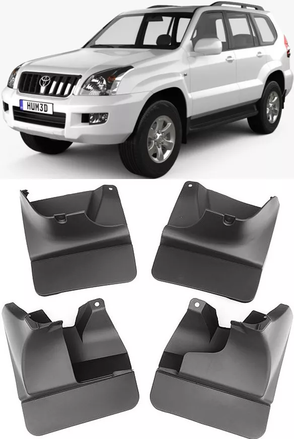 Skvettlapper Toyota Land Cruiser J120 2002 - 2009 │ sett 4 stk. – bilde 3