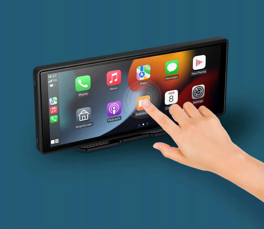 SmartDrive Skjerm 10.26″ - Universell Multimedia- og Bilradioskjerm I Carplay for Apple og Android Auto Image 2