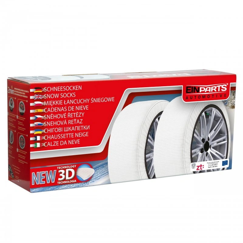 Snøsokker i tekstil str. L │ Tekstil Snøkjettinger 3D Technology Image 7