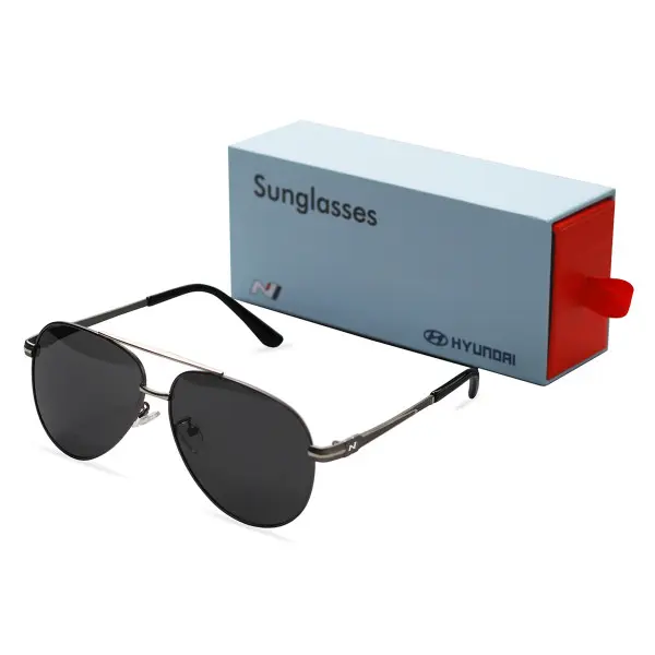 Solbriller pilot Hyundai N-Line Black │ Genuine® Aviator Edition