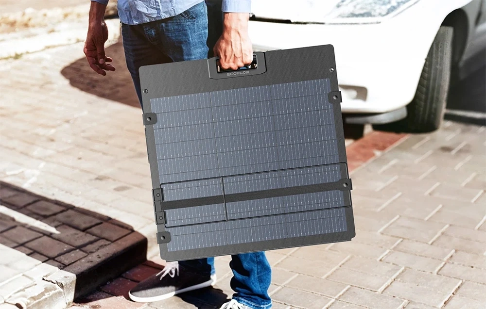 Solcellepanel EcoFlow 220 W XT60 │ sammenleggbart bifacial panel – bilde 11