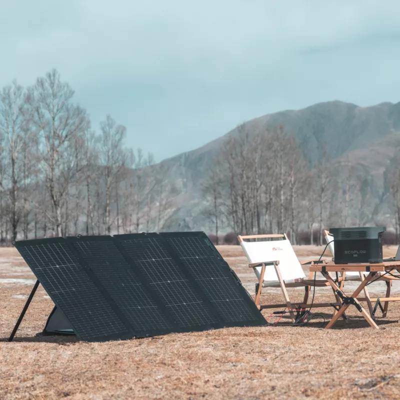 Solcellepanel EcoFlow 220 W XT60 │ sammenleggbart bifacial panel – bilde 12