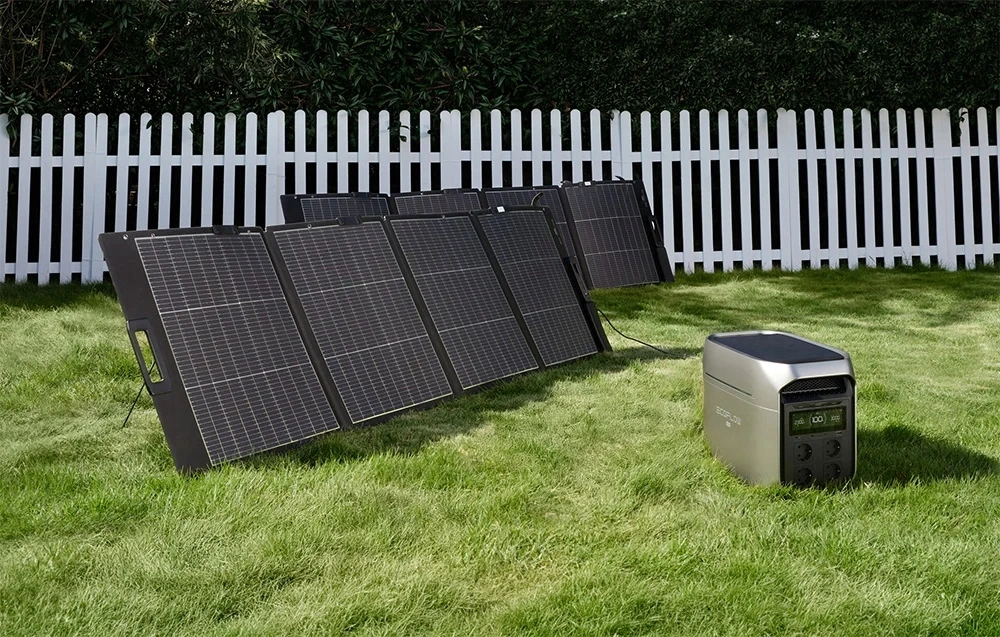 Solcellepanel EcoFlow 220 W XT60 │ sammenleggbart bifacial panel – bilde 6