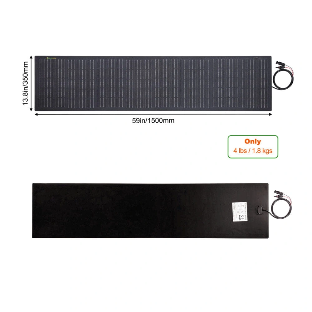 Solcellepanel LensunSolar 285W │ 3 x 95W - til Ford F-150 BAKFlip MX4 – bilde 3