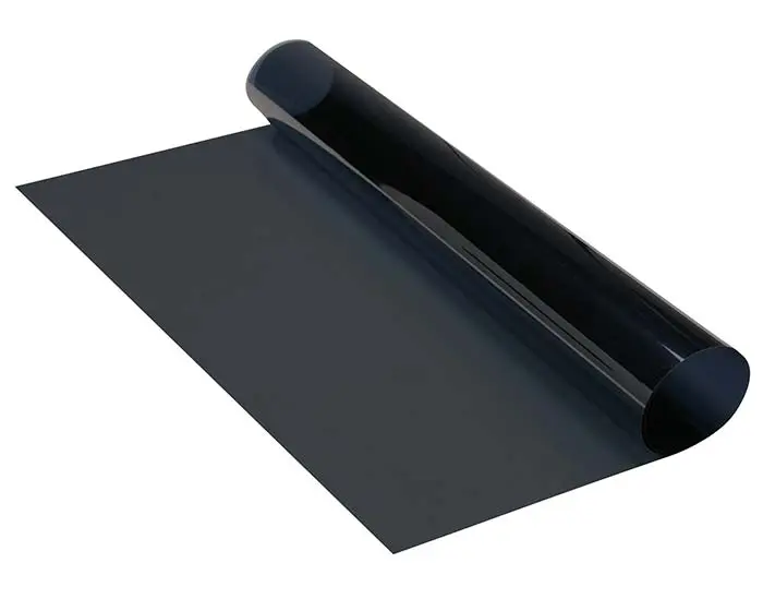 Solfilm vindusfolie Blacknight Reflex Superdark | Heat Protection - 76 x 300 cm - (5%) – bilde 4