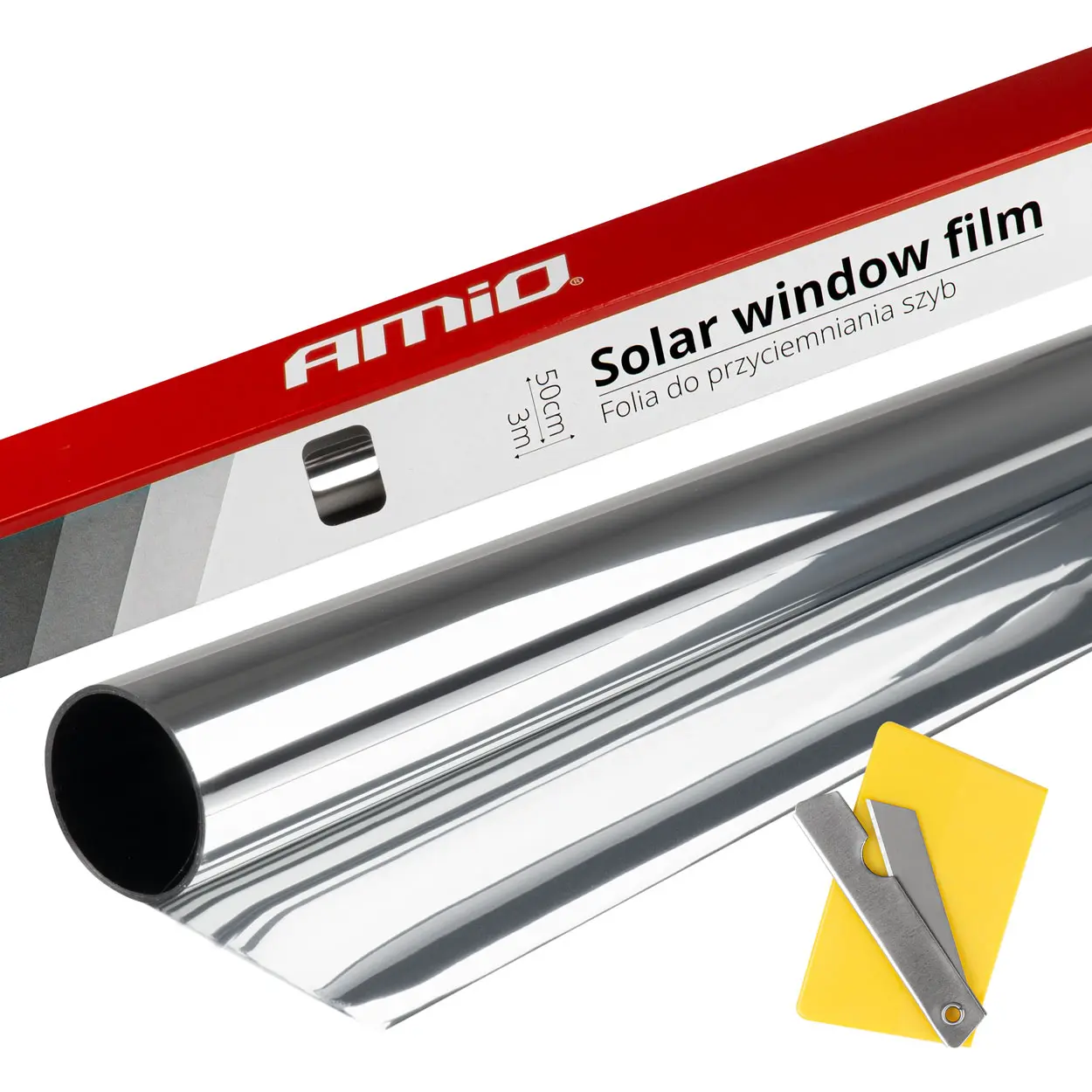Solfilm vindusfolie Dark Silver 50cm x 300cm - (15%)