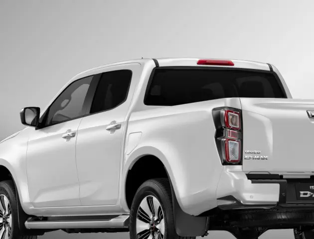 Solfilm vindusfolie Isuzu D Max III 2020 -> │ side ruter bak + bakrute  - Extended Cab og Double Cab Image 1