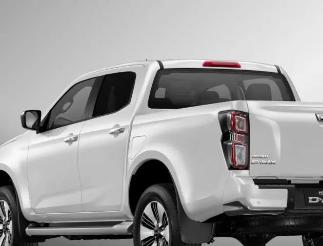 Solfilm vindusfolie Isuzu D Max III 2020 -> │ side ruter bak - Extended Cab og Double Cab