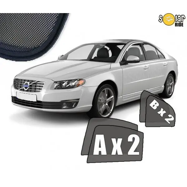 Solkjermer Volvo S80 II 2006 - 2016