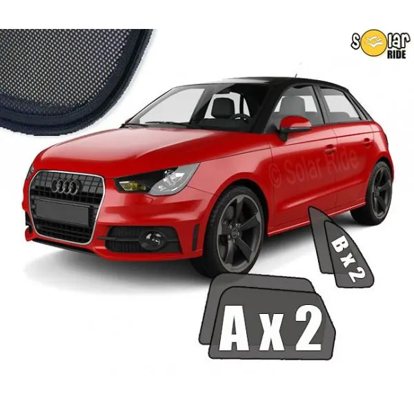 Solskjermer Audi A1 8X Sportback 2010 - 2018