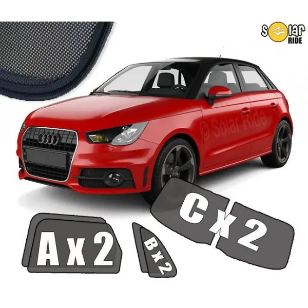 Solskjermer Audi A1 8X Sportback 2010 - 2018