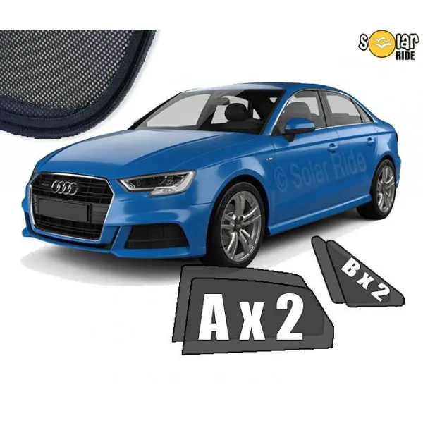 Solskjermer Audi A3 8V Sedan 2013 - 2020