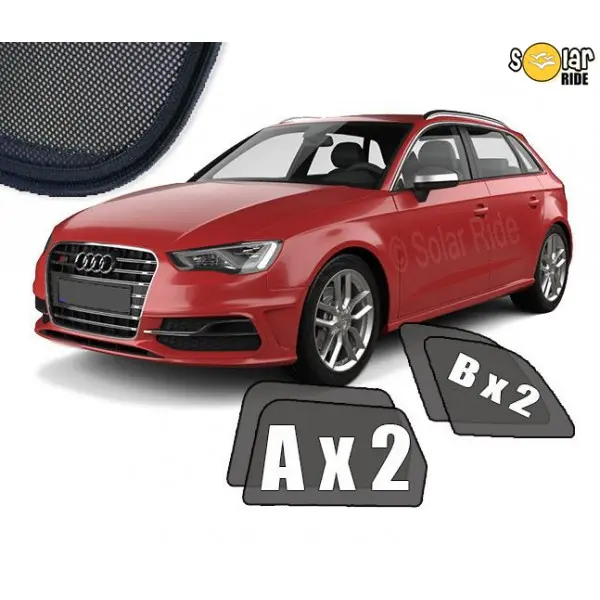 Solskjermer Audi A3 8V Sportback 2013 - 2020