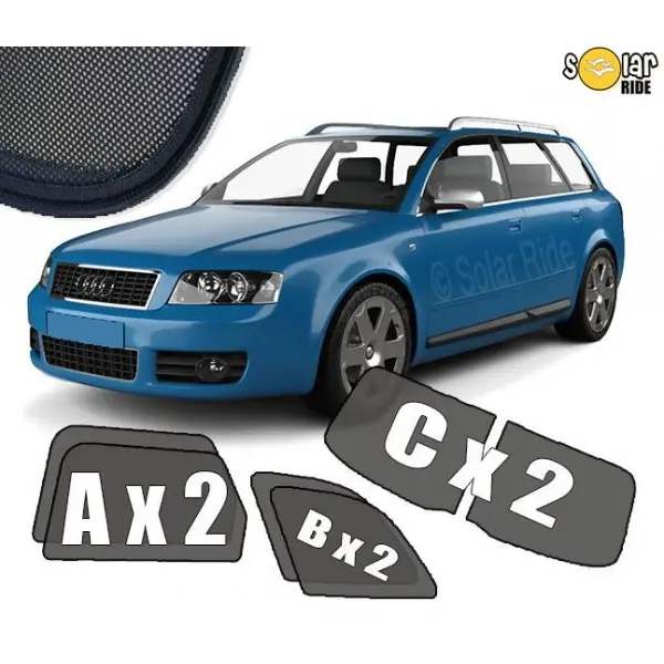 Solskjermer Audi A4 (B6) Avant 2000-2006