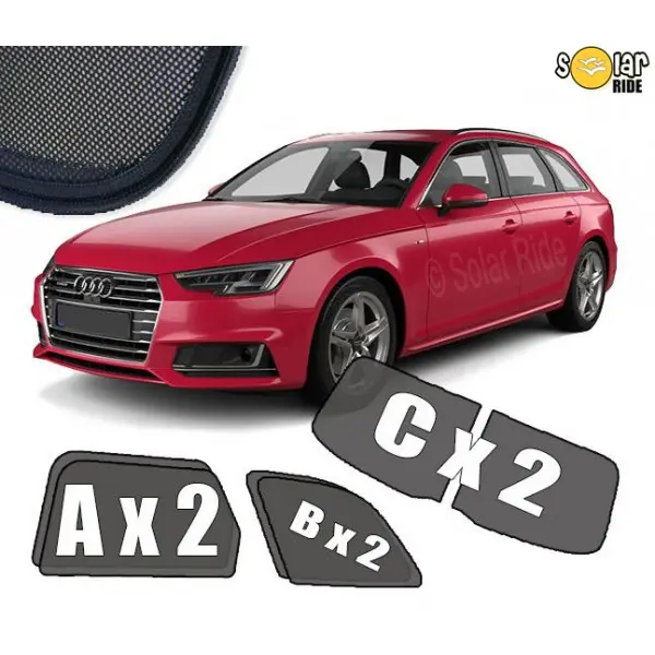 Solskjermer Audi A4 B9 Avant / A4 Allroad B9 2015 - 2024