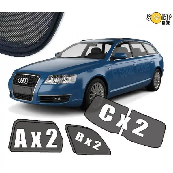 Solskjermer Audi A6 C6 Avant 2004 - 2011