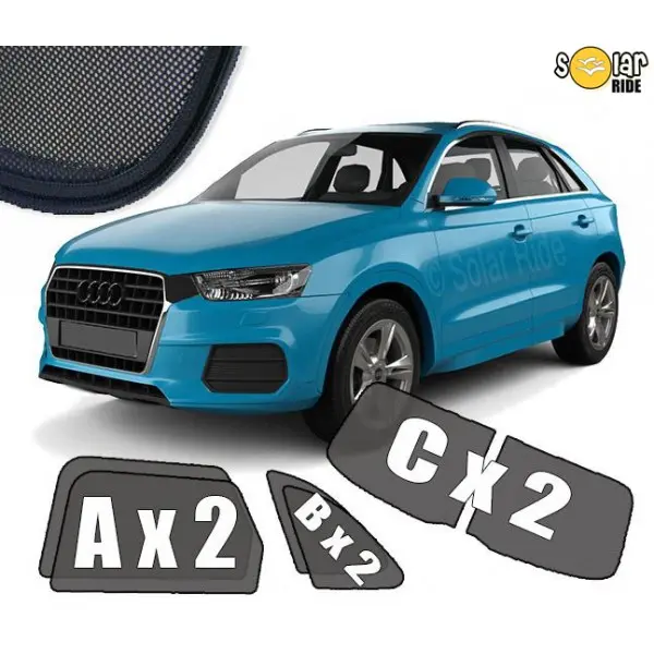 Solskjermer Audi Q3 / RS Q3 8U 2011 - 2018
