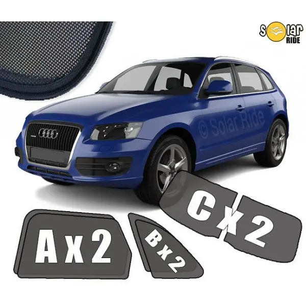 Solskjermer Audi Q5 8R 2008 - 2016