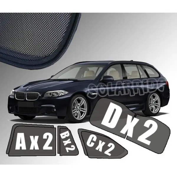 Solskjermer BMW 5 (F11) Touring 2010 - 2017