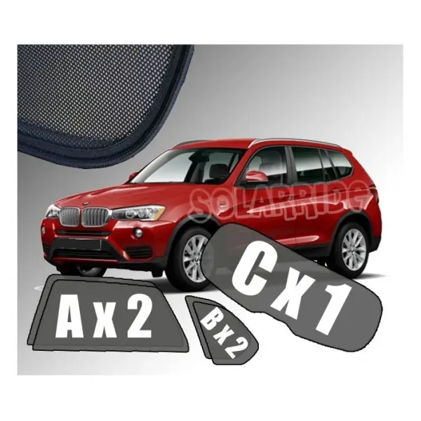 Solskjermer BMW X3 (F25) 2010 - 2017