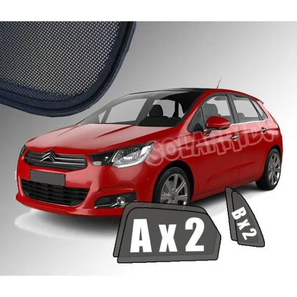 Solskjermer Citroen C4 II 2010-2018