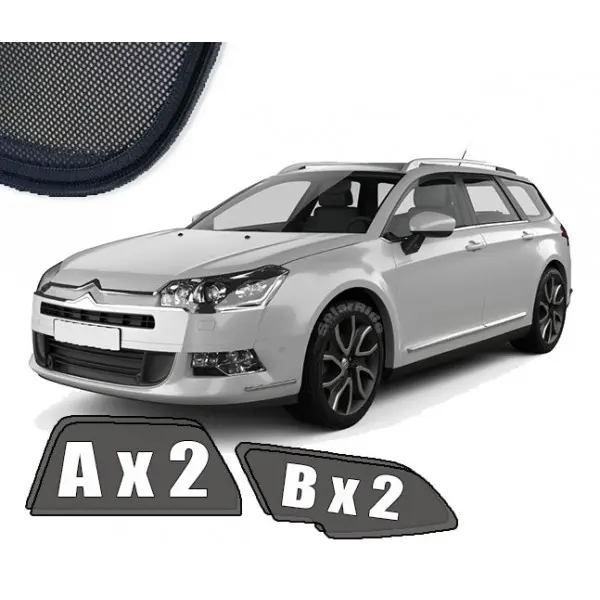 Solskjermer Citroën C5 II Tourer 2008-2017