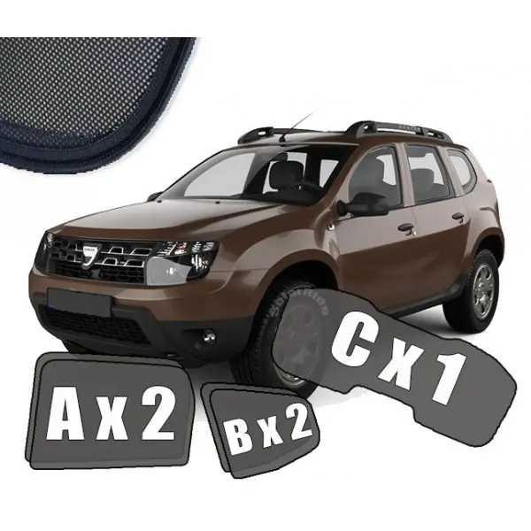 Solskjermer Dacia Duster I 2010 - 2017