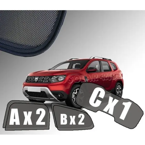 Solskjermer Dacia Duster II 2017 - 2023