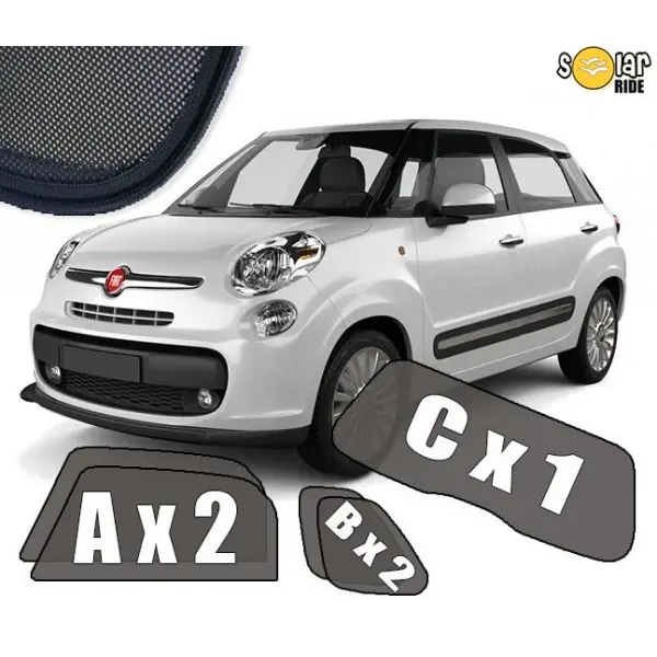 Solskjermer Fiat 500L 2012 - 2022