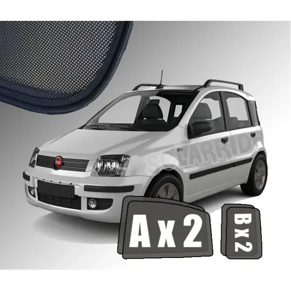 Solskjermer Fiat Panda II 2003 - 2011