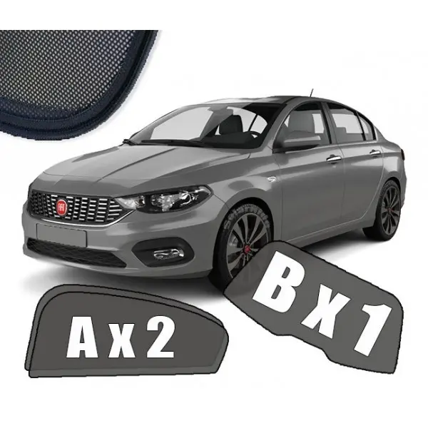 Solskjermer Fiat Tipo Sedan 2015 ->