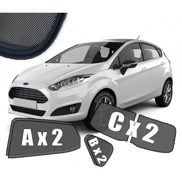 Solskjermer Ford Fiesta Mk6 2008 - 2017